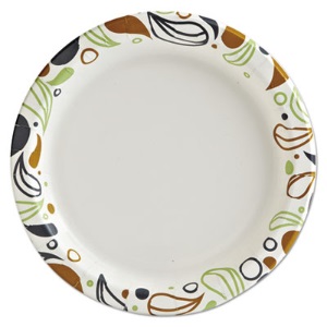 PLATES, PAPER, 9', COATED, SOAK PROOF OSI BRAND,125PK