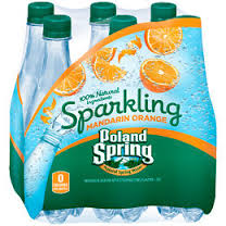 WATER, SPARKLING, ORANGE, 8 CS