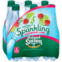 WATER, SPARKLNG, RASPBERRY LIME, 8 CS
